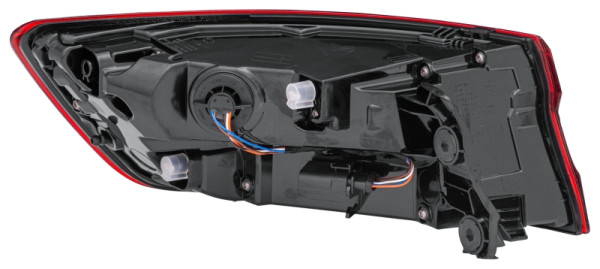 HELLA Heckleuchte, LED, äusserer Teil, für u.a. Audi A4 (8W2, 8WC, B9), ECE/CCC, für Rechtsverkehr/für Linksverkehr, rechts, 2SD 012 246-181