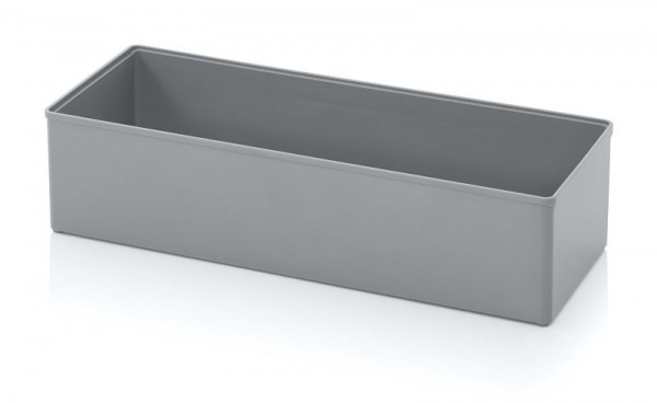 Auer Einsatzkästen für Sortimentsboxen, 26 x 10,4 x 6,3 cm, Silbergrau, SB E 25-7001