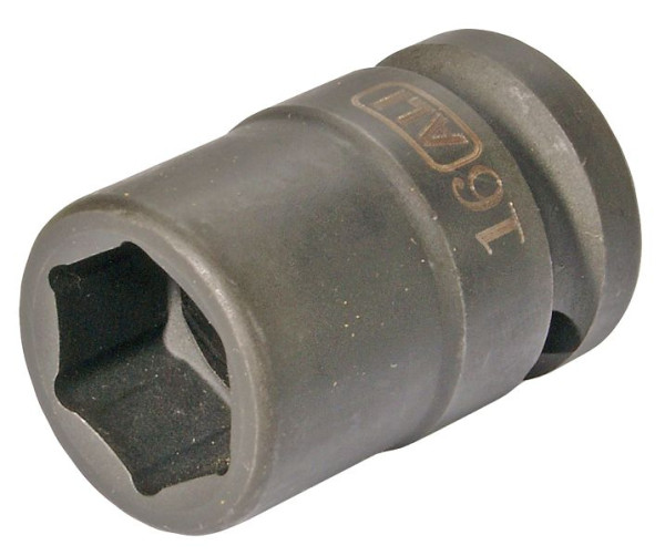 SW-Stahl IMPACT-Steckschlüsseleinsatz, 1/2", 16 mm, kurz, 07826L
