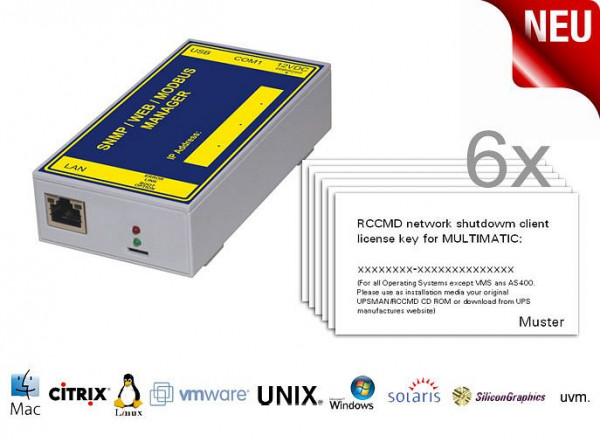 GENEREX CS141BL Externer SNMP-Web-Adapter inkl. 5 Lizenzen, AR2044_LIZ