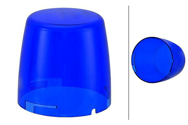 HELLA Lichtscheibe, Rundumkennleuchte, blau, 9EL 863 100-051