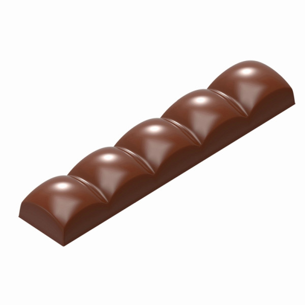 Schneider Schokoladen Form - Riegel quadratische Kugel, 275 x 135 x 24 mm / 117,5 x 23,5 x 14 mm, 36,5 gr, 1 x 8 Stück, 421899