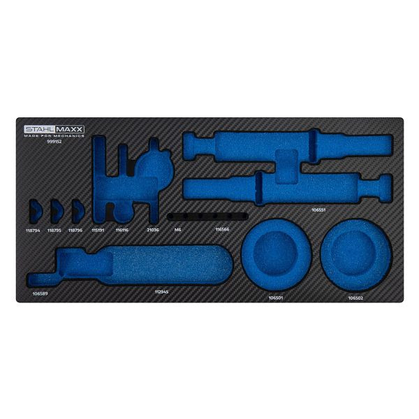 Stahlmaxx Schaumstoffeinlage 1/3 für Porsche, Ausführung: 999152, XXL-999152S