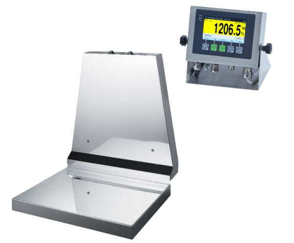 FLINTAB Wandwaage Standard, 60kg, mit IT1, Wägezelle Alu-IP66, geeicht, mit Ethernet-Anschlussmodul, PS6811.01-1300-524-ITXOPT251