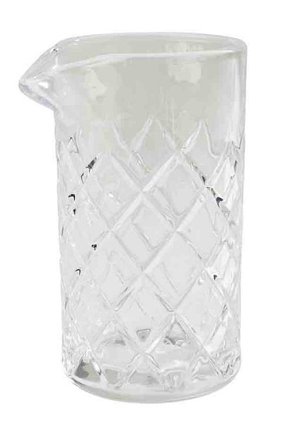 APS Rührglas mit Lippe, Ø 9 cm, Höhe: 16 cm, 0,5 Liter, schwere Qualität, 93141