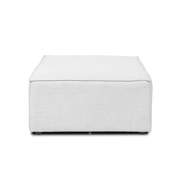 HOME DELUXE Modulares Sofa VERONA Hocker - hellgrau, 49381
