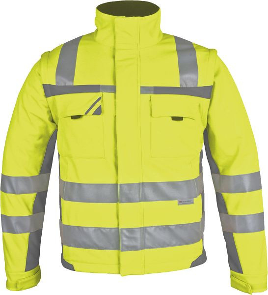 PKA Warnschutz Softshell-Jacke, gelb/grau, Größe: XL, WISJ-GE-005