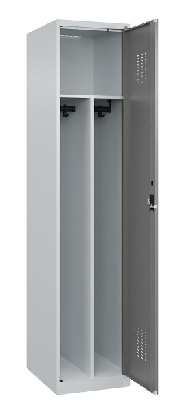 C+P Spind Evolo PLUS, 1 Abteil, 1850x400x500mm, 7035/0004, Verschluss Zylinderschloss, 049000-12F S10041