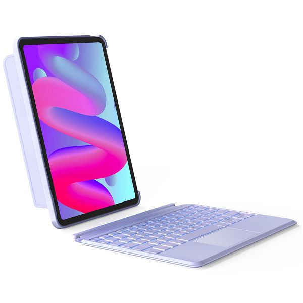 inateck Abnehmbare Tastatur für iPad Air 11" M4/M3/M2 (2026/2025/2024), iPad Air 5/4, iPad Pro 11" 4/3/2/1, QWERTZ, lila, KB04111_purple
