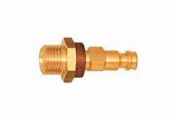 Riegler Unverwechselbarer Nippel, Messing blank, Außengewinde NW 5, 107649