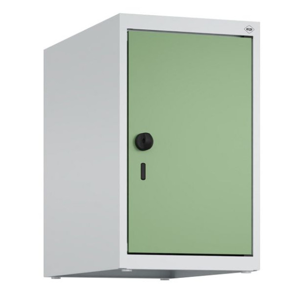 C+P Schrankaufsatz Classic PLUS, Aufsatzschrank, 7035/6011, Drehriegel, 500x300x500mm, 1 Abteil, 080090-10 S10006