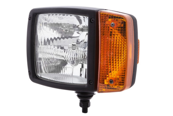 HELLA Hauptscheinwerfer, 12V, Anbau, ECE R113/E4 25728/E4 6495, Lichtscheibenfarbe: gelb, Stecker: AMP, links, 1SA 996 120-031