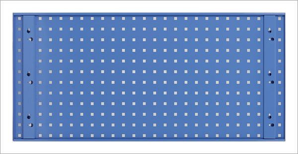 ADB Lochplatte, L 987 x B 456 mm, Farbe: blau, RAL 5012, 23097