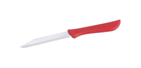 Contacto Küchenmesser mit rotem Griff, Wellenschliff, 3603/090