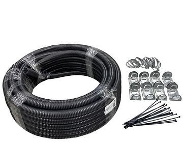 Lehner 25 m Superflex Schlauchsatz AirDos mit Prallteller und Befestigungsmaterial, 73540