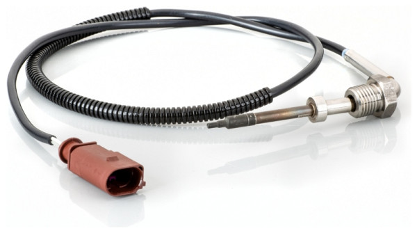 HELLA Sensor, Abgastemperatur, 2-polig, geschraubt, Kabel: 760mm, 6PT 014 494-631