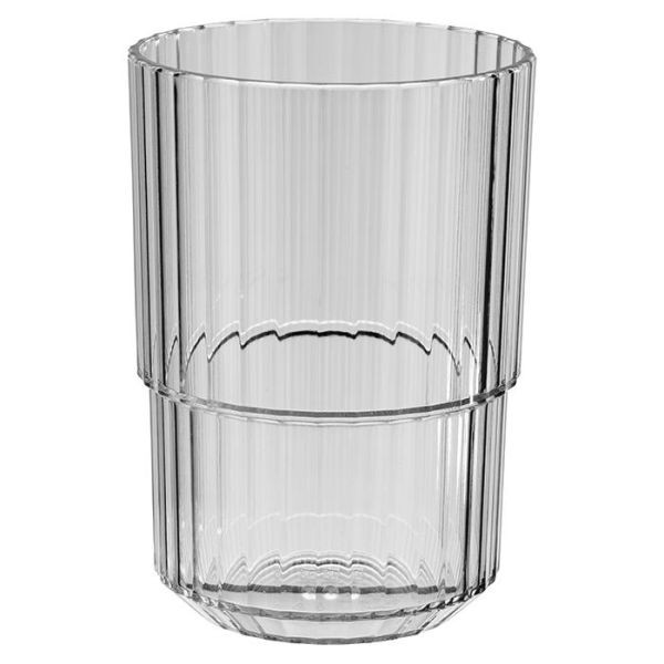 APS Trinkbecher -LINEA-, Ø 8,5 cm, Höhe: 12 cm, Tritan, 400 ml, Farbe: französisch grau, VE: 48 Stück, 10568