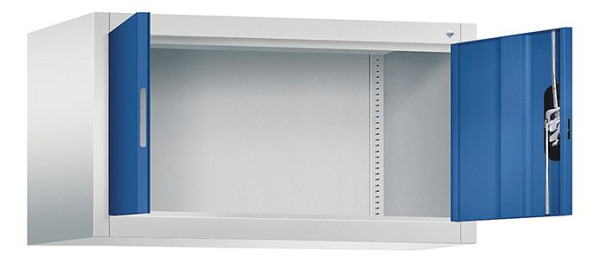 C+P Aufsatzschrank Acurado, H500xB930xT500mm, Farbe: Lichtgrau / Enzianblau, Muldengriff, 9284-000 S10199