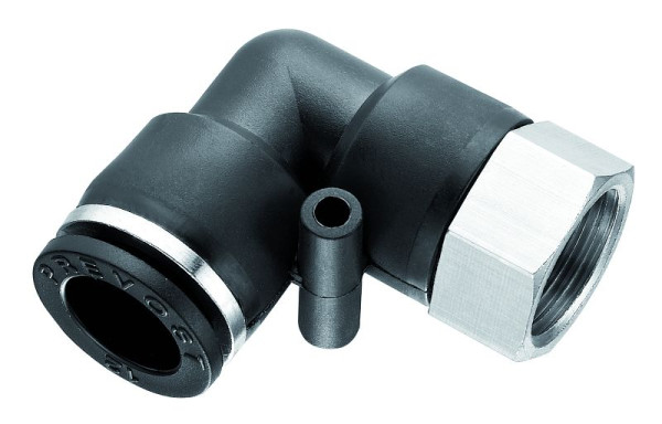 Prevost 90°-Winkelstück mit metrischem Innengewinde - RPC FG, für Schlauch mit Außen-Ø= 5 mm, VE: 10 Stück, RPC FG05M5