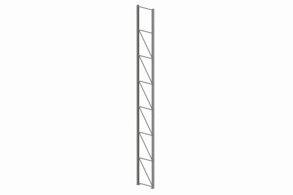 Meta Ständer 100/20 7700x800 mm, verzinkt, für Palettenregal MULTIPAL, 200174346