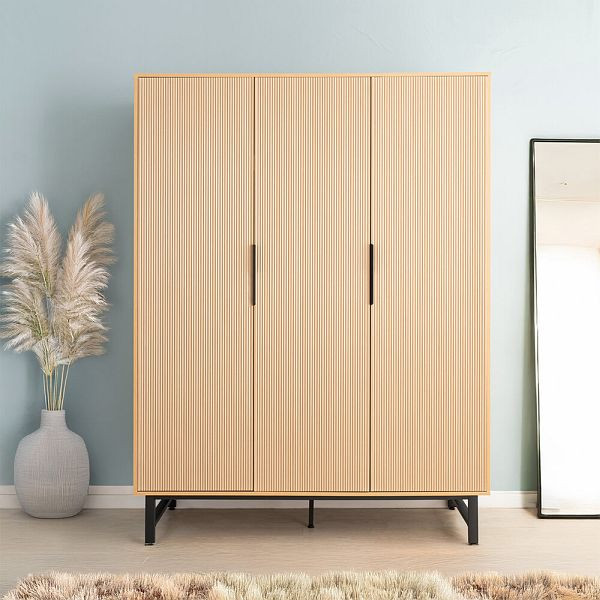 HOME DELUXE Kleiderschrank NYLA, 150 x 200 cm, 61813