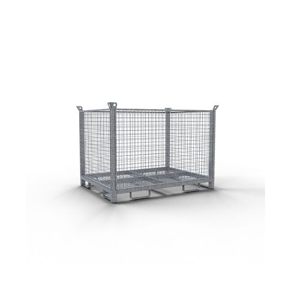 Schake Big Bag Box, verzinkt, Außenmaße: 1,65 x 1,25 x 1,20 m, 50371-B1