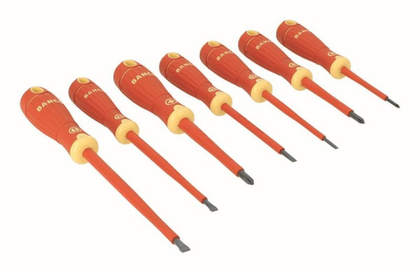 Bahco Schraubendreher-Satz, BahcoFit, 7-teilig, isoliert, Schlitz + PH, B220.007