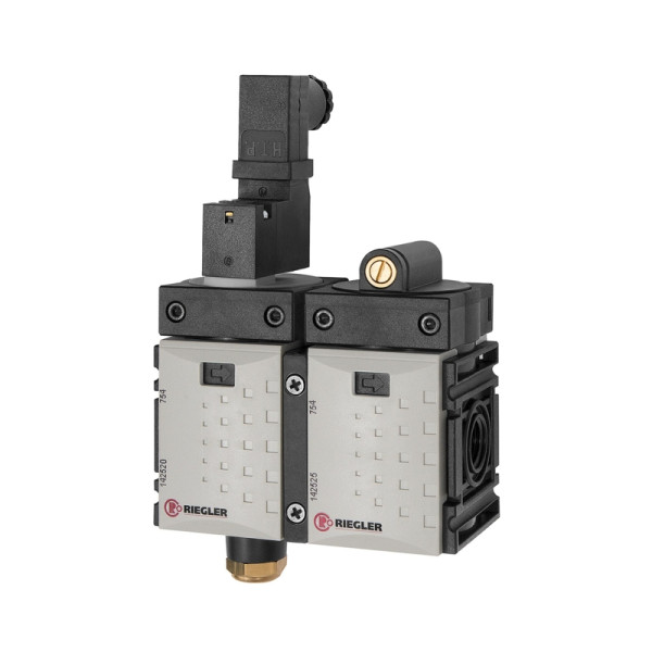 Riegler Befülleinheit »FUTURA-mini«, elektrisch betätigt, 230 V AC, BG 0, G 1/4, 142527