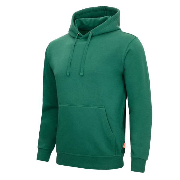 NITRAS MOTION TEX LIGHT, Kapuzenpullover, 70% Baumwolle / 30% Polyester, 300g/qm, Größe: XS, Farbe: grün, VE: 15 Stück, 7025-3000-XS