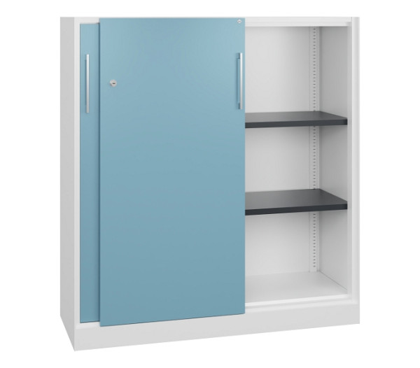 C+P Schiebetürenschrank Asisto, H1310xB1200xT435mm, 9016/0010, 142031-000 S10169