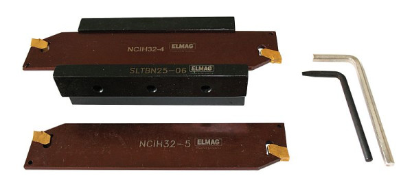 ELMAG Stechwerkzeugsortiment 25mm, 21 tlg. - mit Stechleisten NCIH32 2x3mm, 2x4mm, 2x5mm, 89350