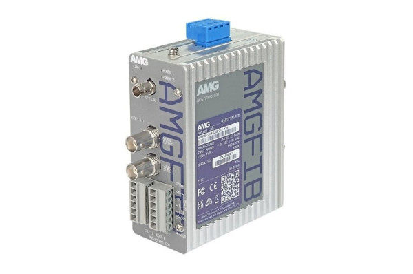 AMG Systems 2-Kanal CVI/TVI/AHD/CVBS Video Transmitter, 1x Duplex RS422/485 Serial Data, 2x Kontakt in Videorichtung, 1x in Return, AMGFIB-2VT-1SD-3CC-S1A