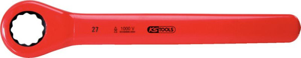 KS Tools Ratschenringschlüssel mit Schutzisolierung, 18mm, 117.4218