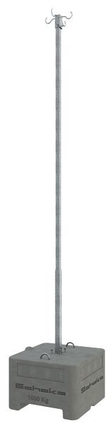 Schake Kabelführungsmast SET bestehend aus: 1 x Beton-Aufstellvorrichtung, 1 x Stellage, 1 x Kabelkrone, 35362-SET