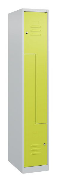 C+P Z-Spind Classic PLUS, 2 Abteile, 1700x300x500mm, 7035/0024, Zylinderschlösser, 0800037-102 S10022