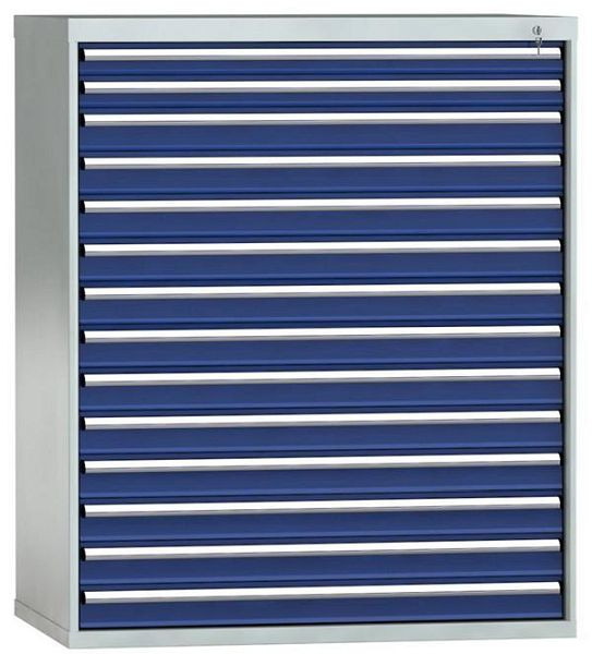 KLW Schubladenschrank 1450 x 1201 x 750 mm H x B x T, Einbaumaß: 1350 mm, Einteilung: 64x36 Einheiten, SKB1450-14EP-001