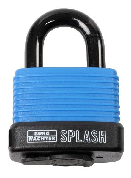 BURG-WÄCHTER Zylinder-Vorhangschloss Splash 470 45 Blue SB, 2 x Schlüssel, HxBxT (außen): 69 x 48,8 x 27mm, VE: 5 Stück, 39971