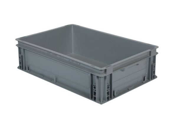 SOFAME Euronorm-Behälter B 600 x T 400 x H 300 mm 64,5L grau, W010080230