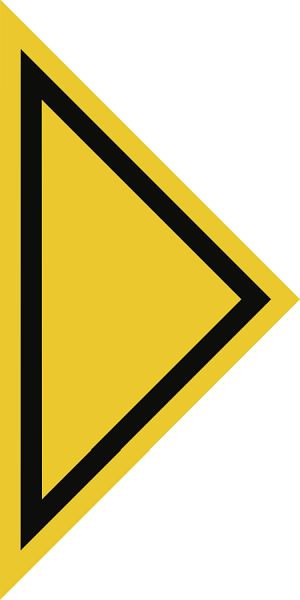 Moedel Richtungspfeil für Gashaupthahn, Aluminium, 200 mm, 57768