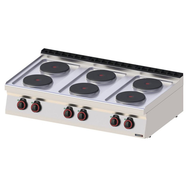 Casselin Freistehender Elektroherd mit 6 Kochstellen 120 - Linie 700, C7FOE6F120