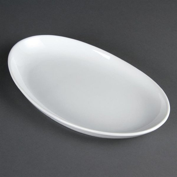 Olympia Whiteware tiefe ovale Schalen 30,4cm, VE: 4 Stück, CC890