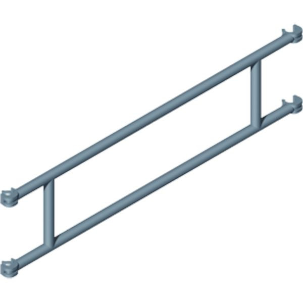 ZARGES Geländer für 2,50 m Länge, Aluminium, 42956, 4003866429561