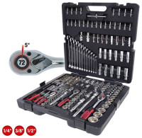 Produktbild von KS Tools 1/4"+3/8"+1/2" CHROMEplus Steckschlüssel-Satz, 216-teilig, 918.0216 KS Tools 1/4"+3/8"+1/2" CHROMEplus Steckschlüssel-Satz, 216-teilig, 918.0216