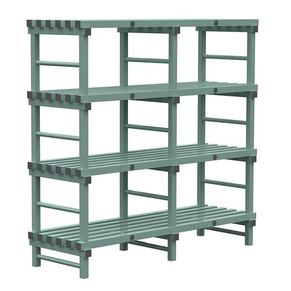 REA Euro-Regal 1800x600x1750mm, 4 Ständer mit 450mm Abstand, 308.164