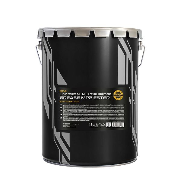 MANNOL Mehrzweck-Schmierfett 8027 MP-2 Universal Ester, VE: 18 kg, 8114