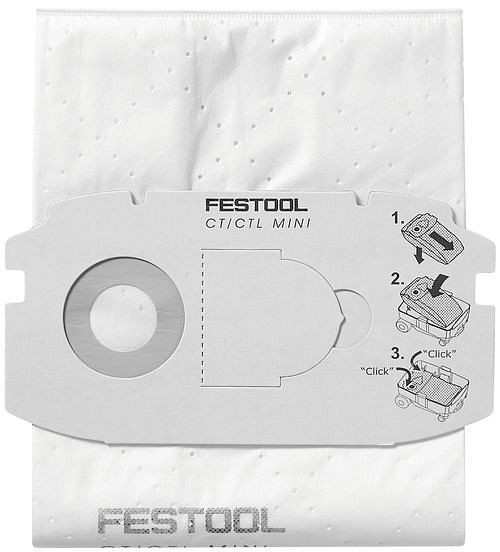 Festool SELFCLEAN Filtersack SC FIS-CT MINI/5, VE: 5 Stück, 498410