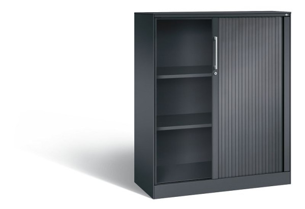 C+P Rollladenschrank Asisto, H1310xB1000xT435mm, Farbe: Schwarzgrau, Bügelgriff, 3 OH, 143032-000 S10074