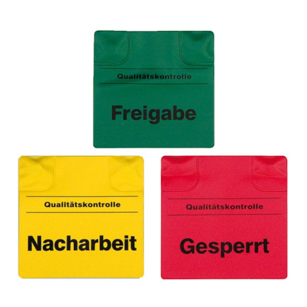 Stein HGS Magnetische Kennzeichnungspads, beidseitig bedruckt, Nacharbeit / gelb, kn3001