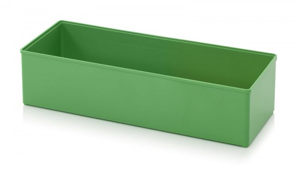 Auer Einsatzkästen für Sortimentsboxen, 26 x 10,4 x 6,3 cm, Gelbgrün, SB E 25-6018