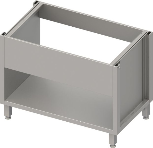 Stalgast Edelstahl Spülenunterschrank Boxversion 2.0, für Beine/Sockelrahmen, mit Beckenblende 1900x640x660 mm, BX19670